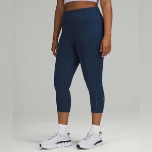 Lululemon Swift Speed High-Rise Crop 21" - Size 6 - Mineral Blue